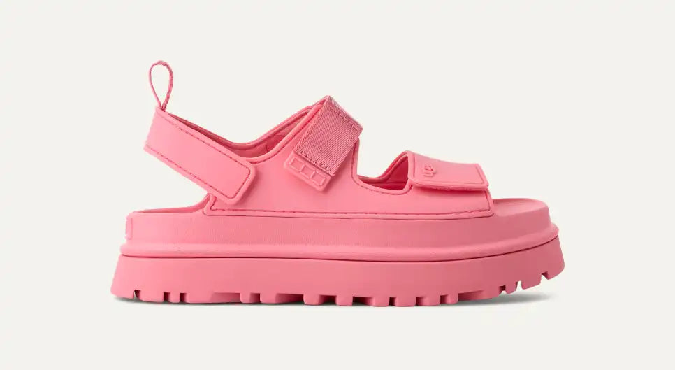 Comfortable and supportive women's shoes for all-day wearUgg Women's GoldenGlow Platform Sandal in Tropical Pink