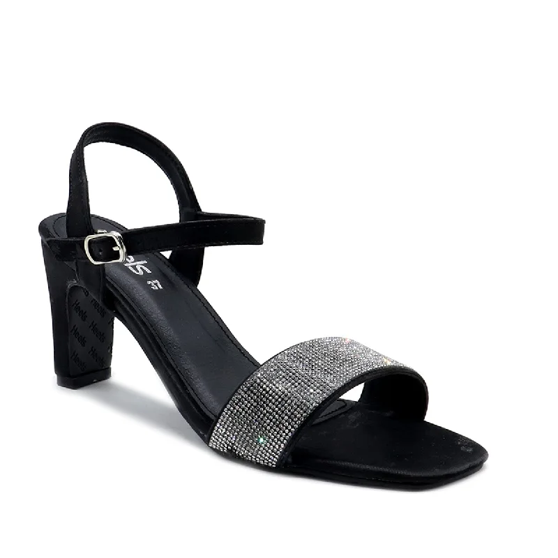 Comfortable and supportive women's shoes for all-day wearBlack Fancy Sandal L00660013