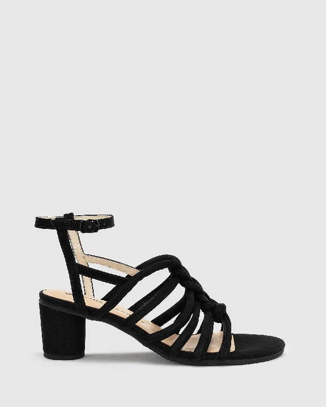 Elegant and sophisticated women's shoes for dinner datesAfterglow Heel - Black