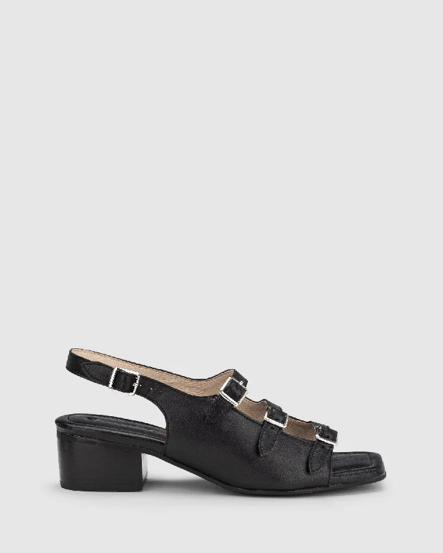 Practical and stylish women's shoes for travelCitta Sandal - Black