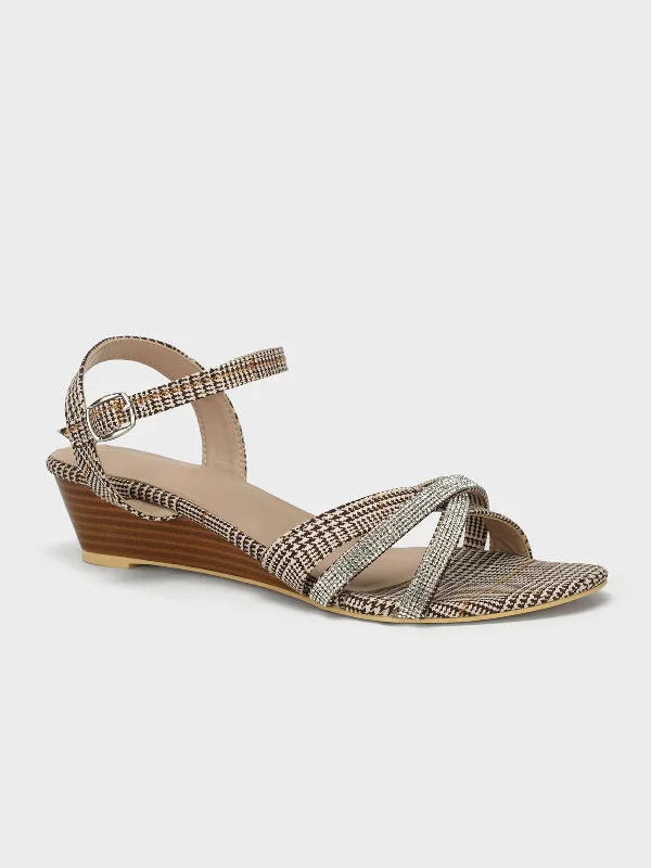 Colorful and vibrant women's shoe patternsWomen's "CHARON" Cross Over Design Sandals