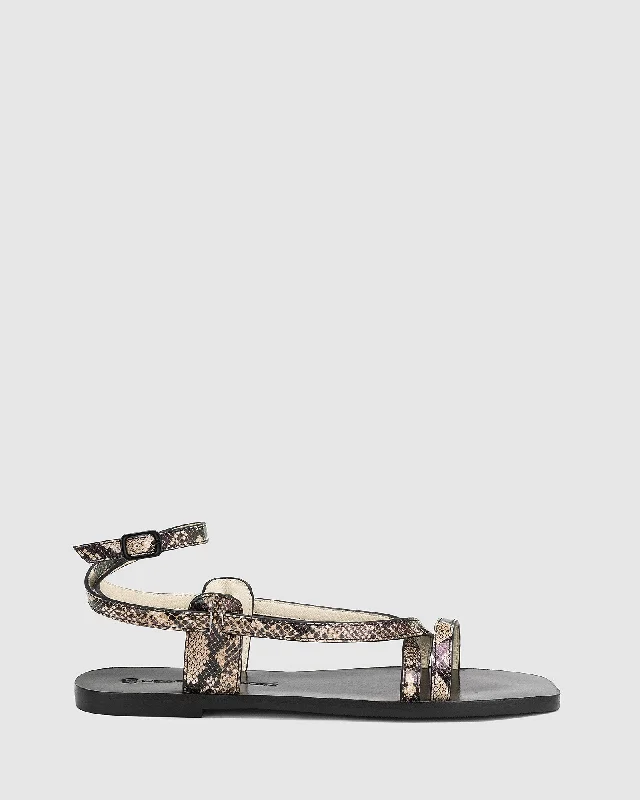 Versatile and adaptable women's shoes for every occasionAerial Sandal - Natural Snake