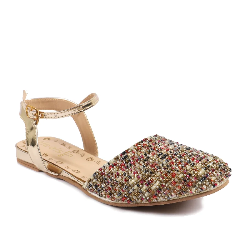 Bold and striking women's shoe fashionsGolden Formal Sandal 094112