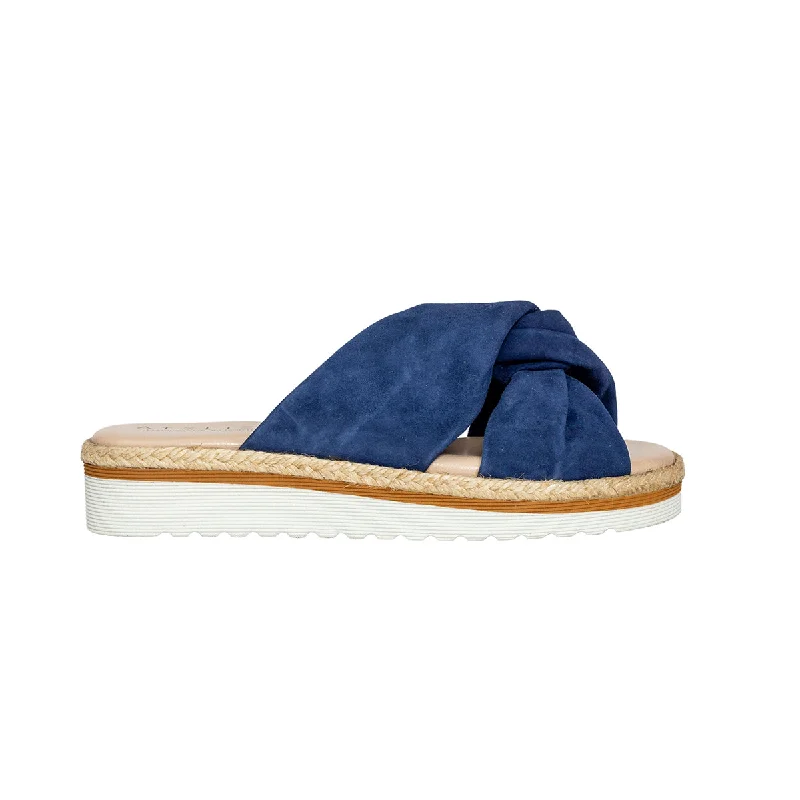 Navy Suede