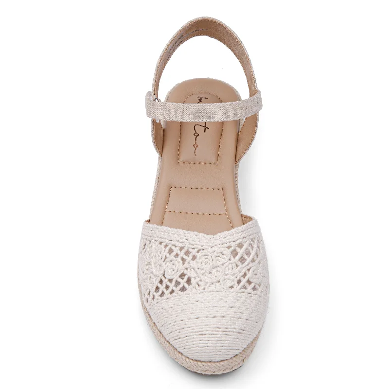Stylish and practical women's shoes for rainy daysNyra Mini-Wedge Sandal
