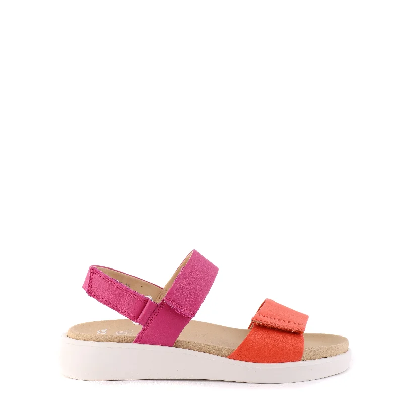 Versatile and chic women's shoes for everyday elegance21401 Orange and Pink