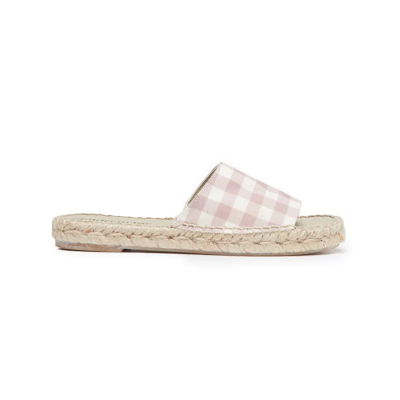 Elegant and sophisticated women's shoes for opera nightsAmelia Beige Gingham
