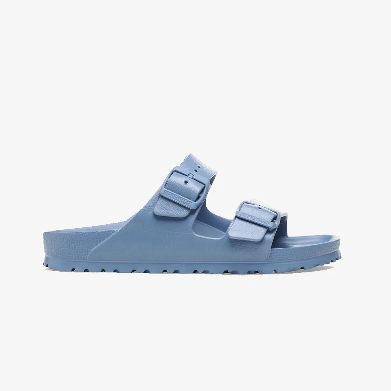 Comfy and stylish women's shoes for lounging around the houseBirkenstock | ARIZONA  { BLUE/ELMENTAL BLUE