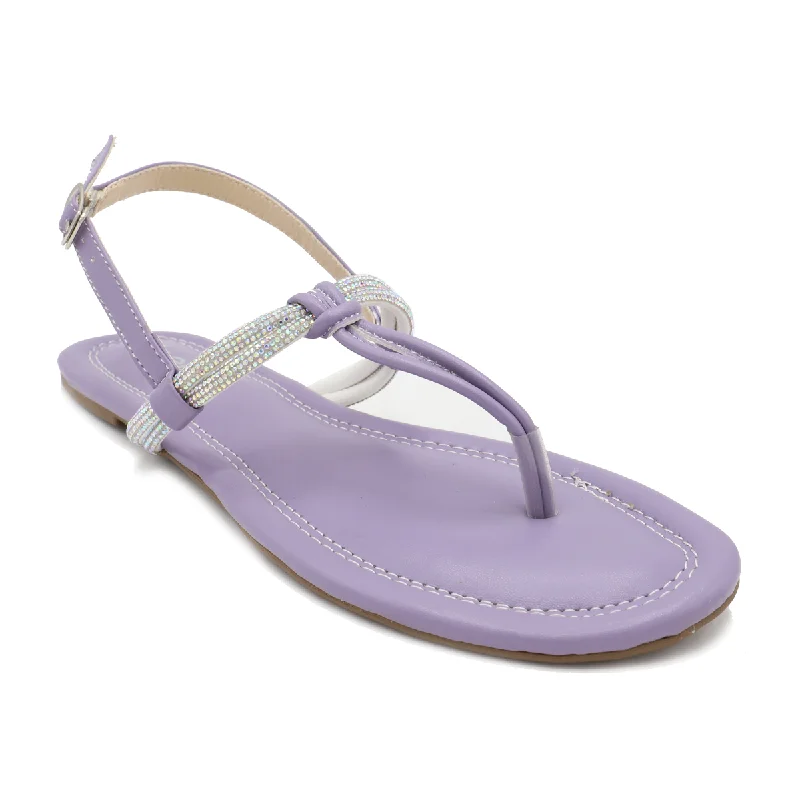 Comfortable yet fashionable women's shoesPurple Fancy Sandal 060009
