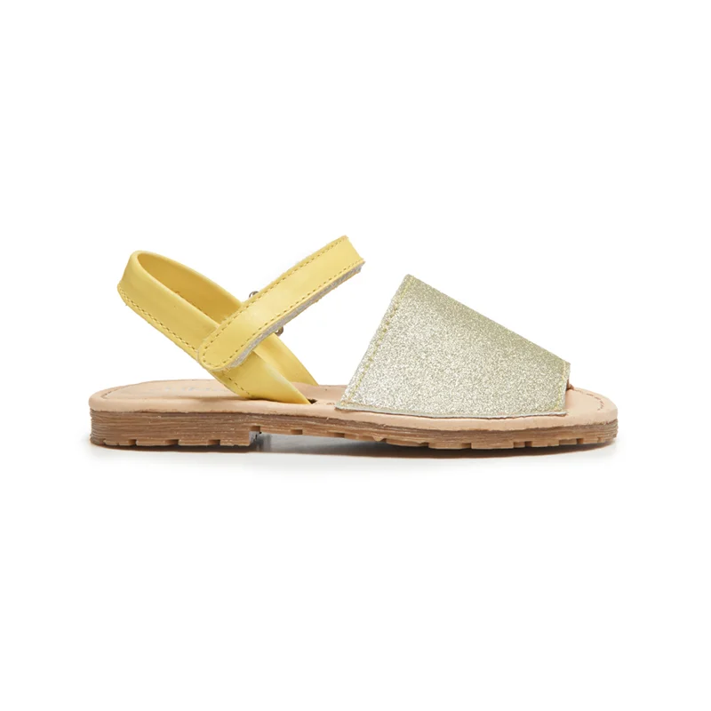 Chic and stylish women's shoes for summerLily Yellow Shimmer