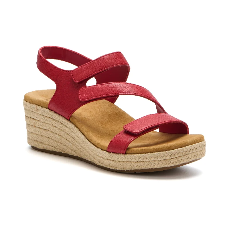 Stylish and supportive women's shoes for high archesRiviera Adjustable Sandal Metatarsal