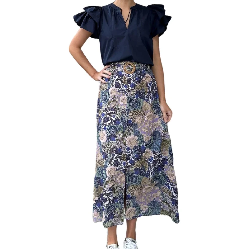 Portia Skirt In Garden Party