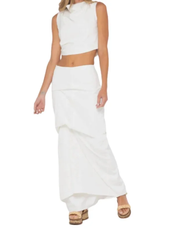 Quinn Skirt In Off White