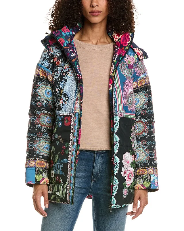 Johnny Was Mauri Reversible Puffer Jacket