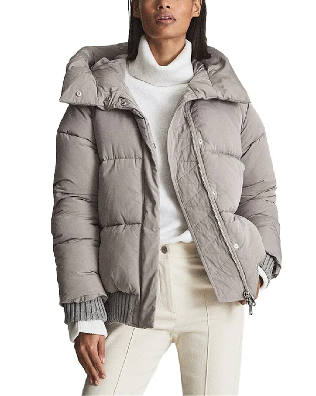 Reiss Honor Hooded Puffer Jacket