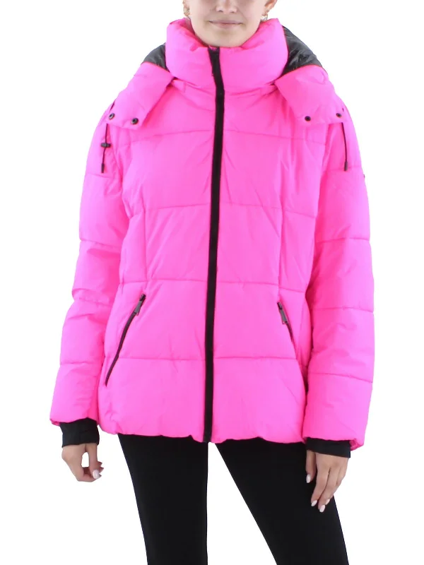 Womens Quilted Short Puffer Jacket