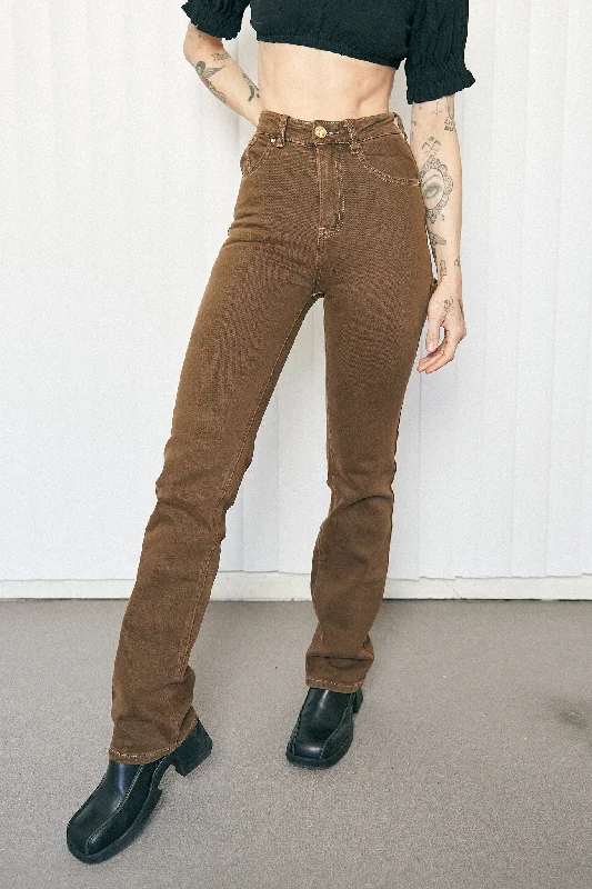 Farm Nap Jeans Brown Denim