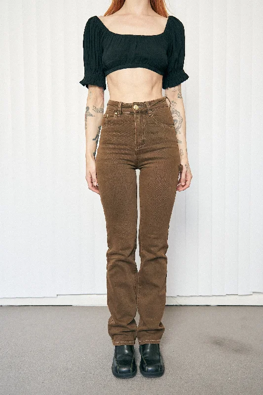 Farm Nap Jeans Brown Denim