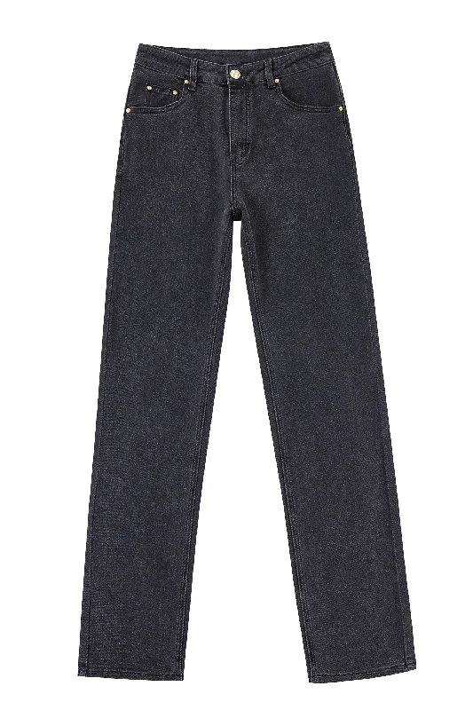 TALLER Nap Jeans for Big Butts black denim