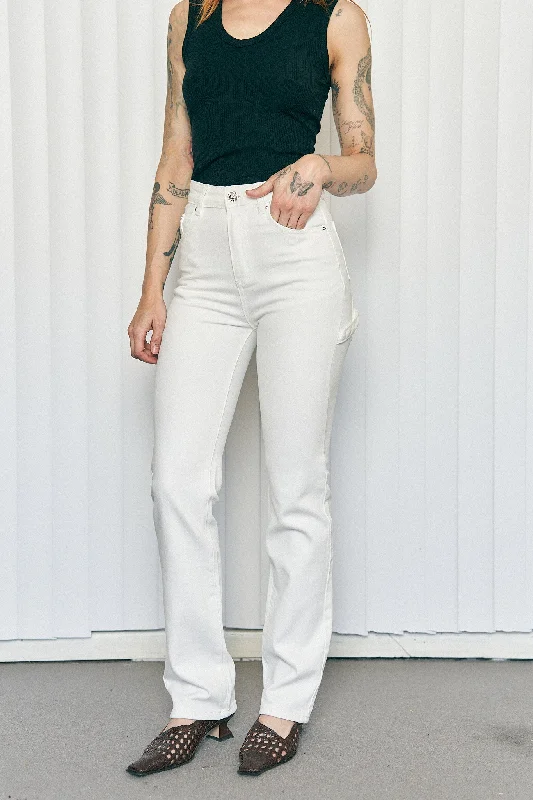 TALL Farm Nap Jeans White