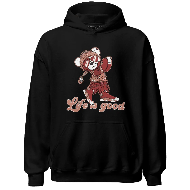 NastyJamz Dune Red 13s Hoodie Match BER Like Golf