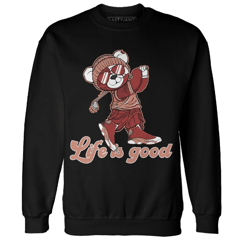 NastyJamz Dune Red 13s Sweatshirt Match BER Like Golf