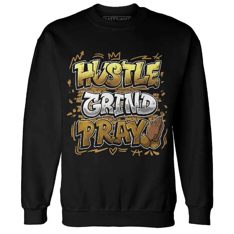 NastyJamz Wheat 13s Sweatshirt Match Hustle Grind Pray