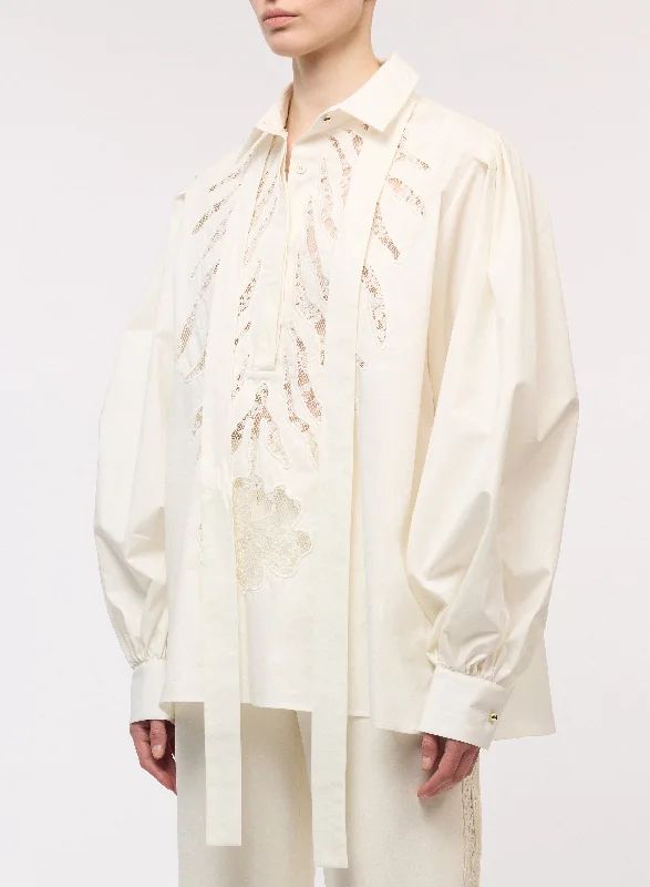 Embroidered Cotton Shirt