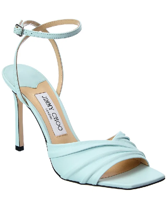 Jimmy Choo Basil 95 Leather Sandal