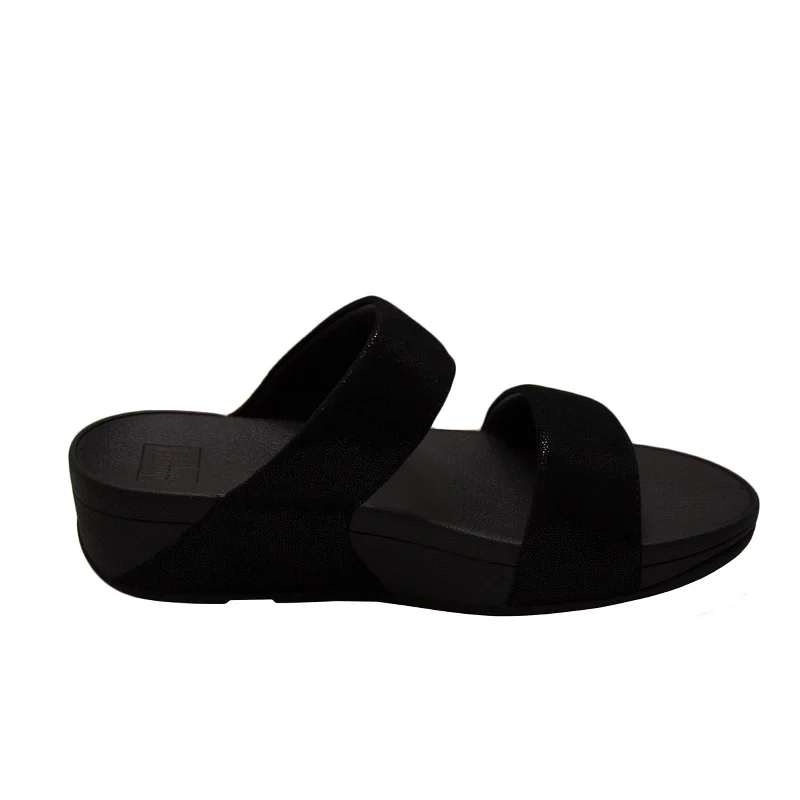 Fitflop Shimmy Suede Slide H68-403 (Black)