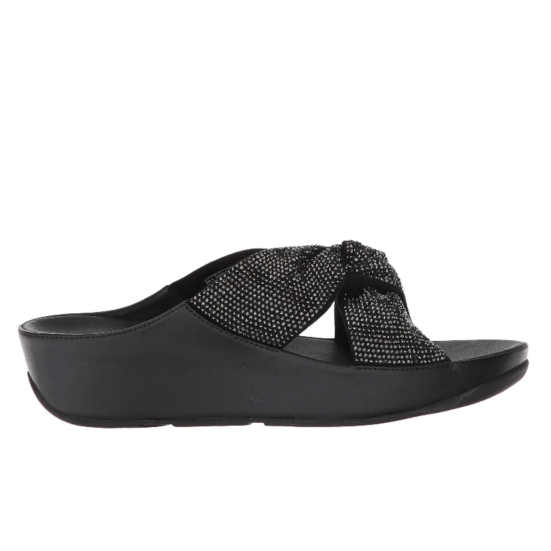 Fitflop Twiss Crystal Slide R44-001 (Black)