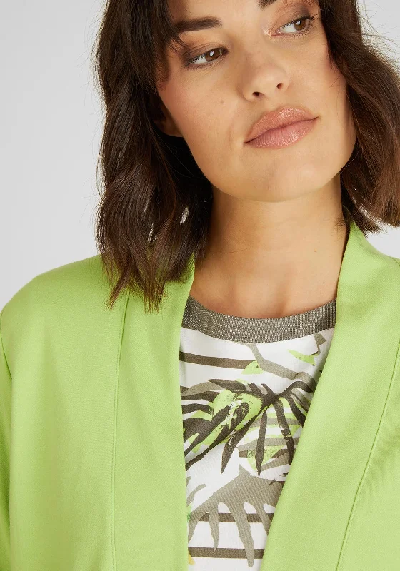 Rabe Short Open Cardigan, Lime