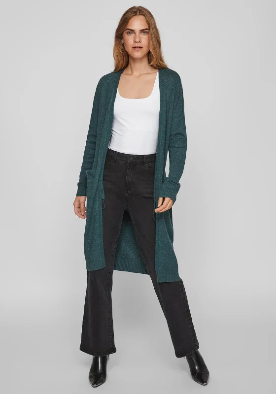 Vila Long Knit Cardigan, Ponderosa Pine