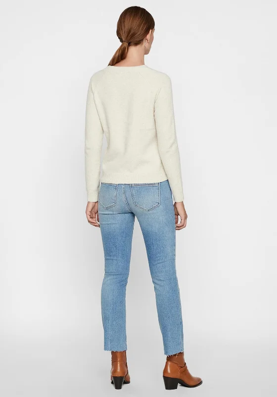 Vero Moda Doffy Soft Knit Sweater, Birch