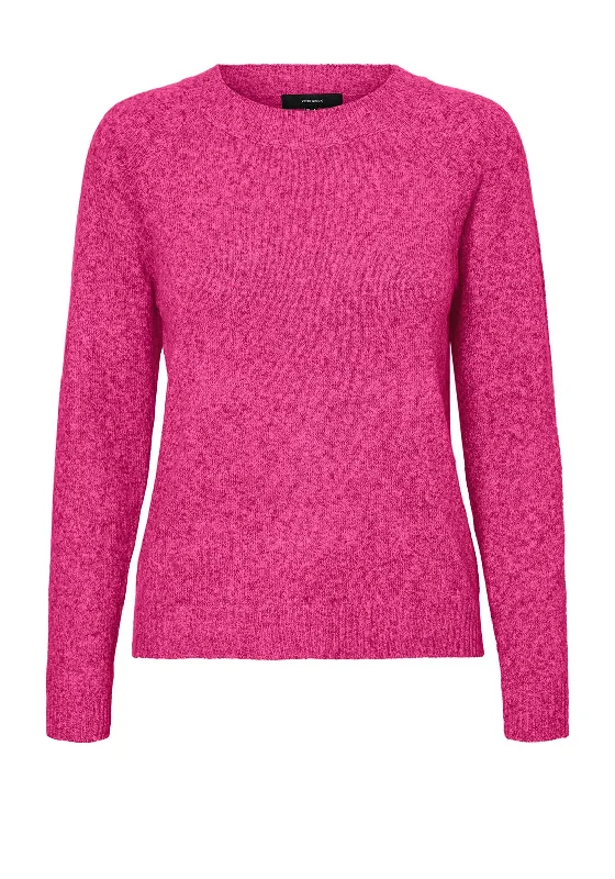 Vero Moda Doffy Soft Knit Sweater, Fuchsia