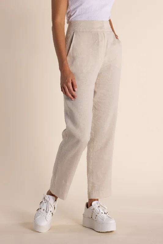 Two T's Linen 7/8 Pant Natural