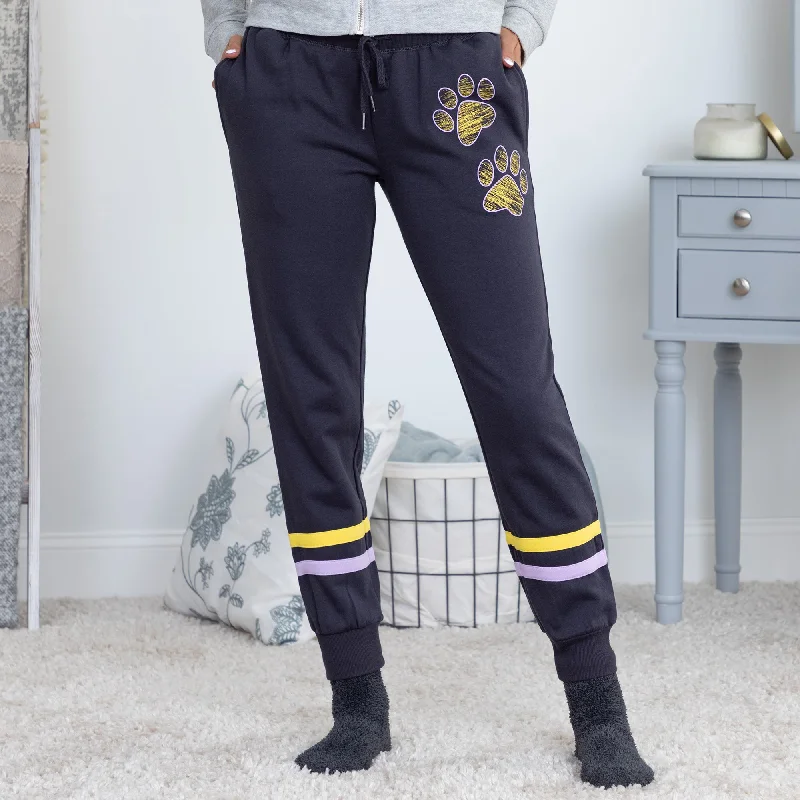 Paw Print Athletic Stripe Sweatpants