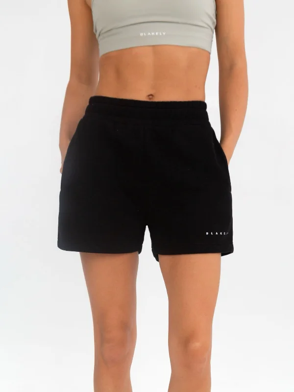 Isabel Jogger Shorts - Black