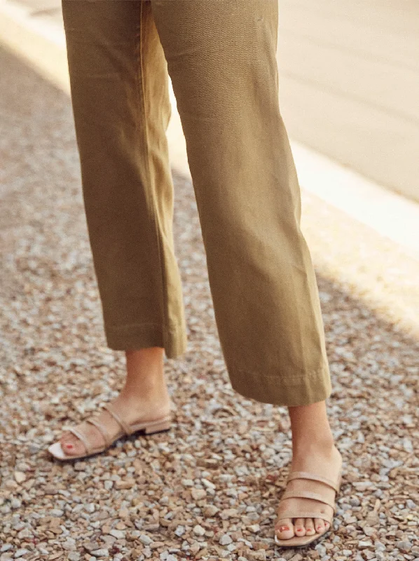 Hemp Clothing Australia - Newport Pant - Olive