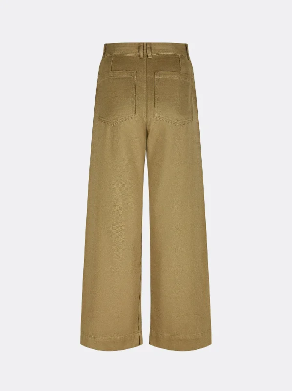 Hemp Clothing Australia - Newport Pant - Olive