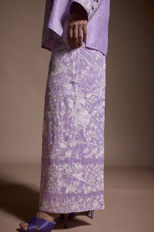 Lavender Embroidered Pant