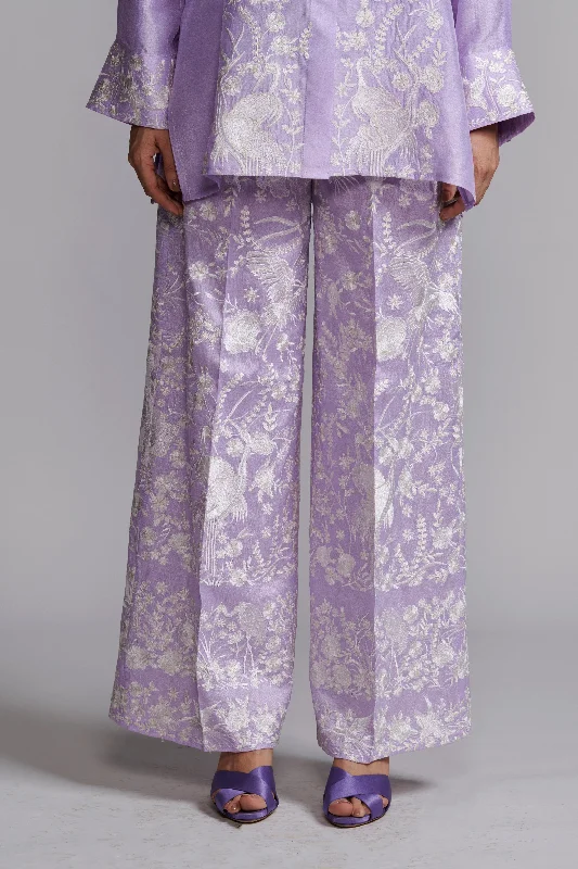 Lavender Embroidered Pant