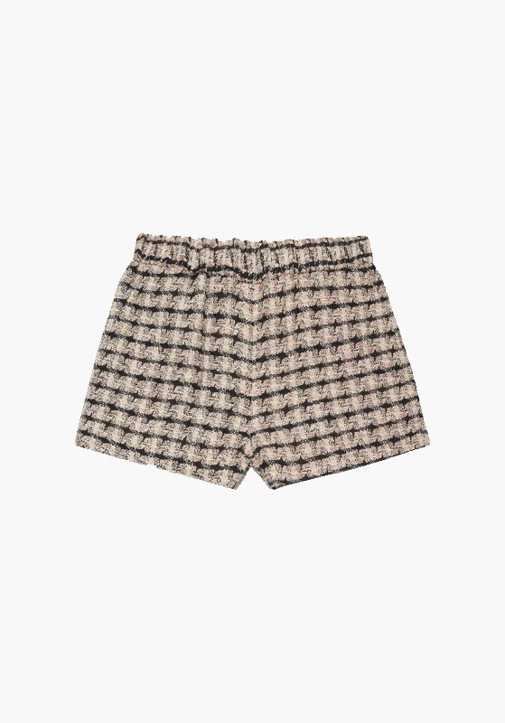 LYLE SHORT APRICOT TWEED