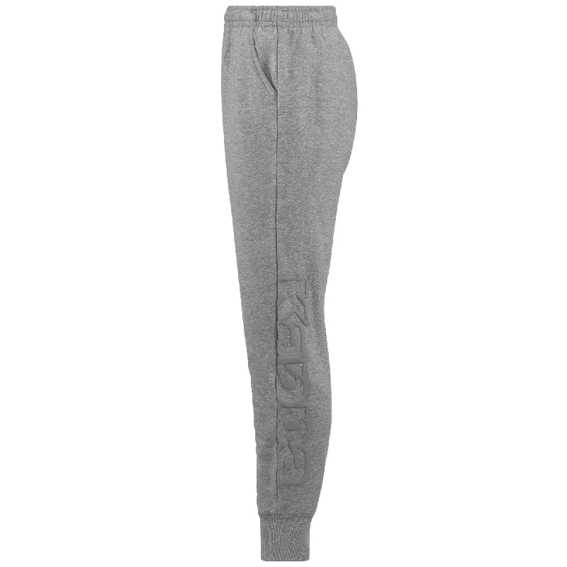 LOGO  BIPANT SLIM - Pants - Sport Trousers - Man - GREY MD MEL