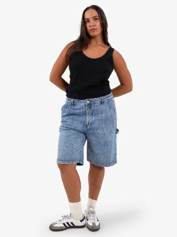 Slouch Carpenter Short - Vintage Timeworn Blue