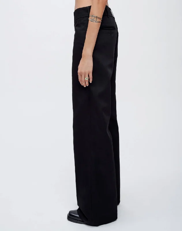 Super Wide Leg Trouser - Black