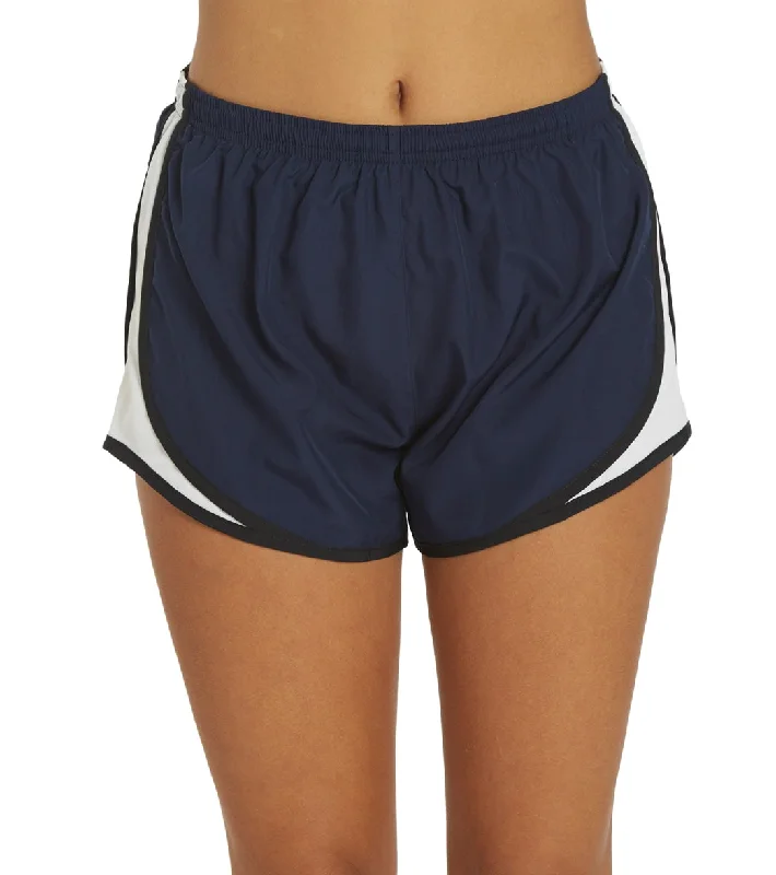 SwimOutlet Women's Sport-Tek® Cadence Short True Navy/White/Black