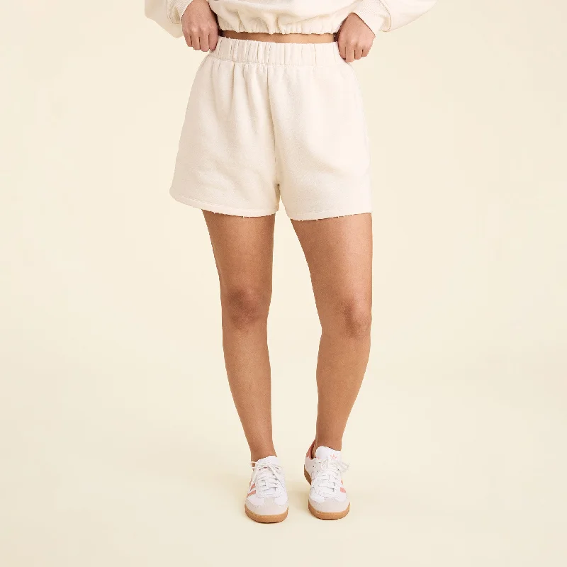 Vintage Fleece Shorts | Heather Bone