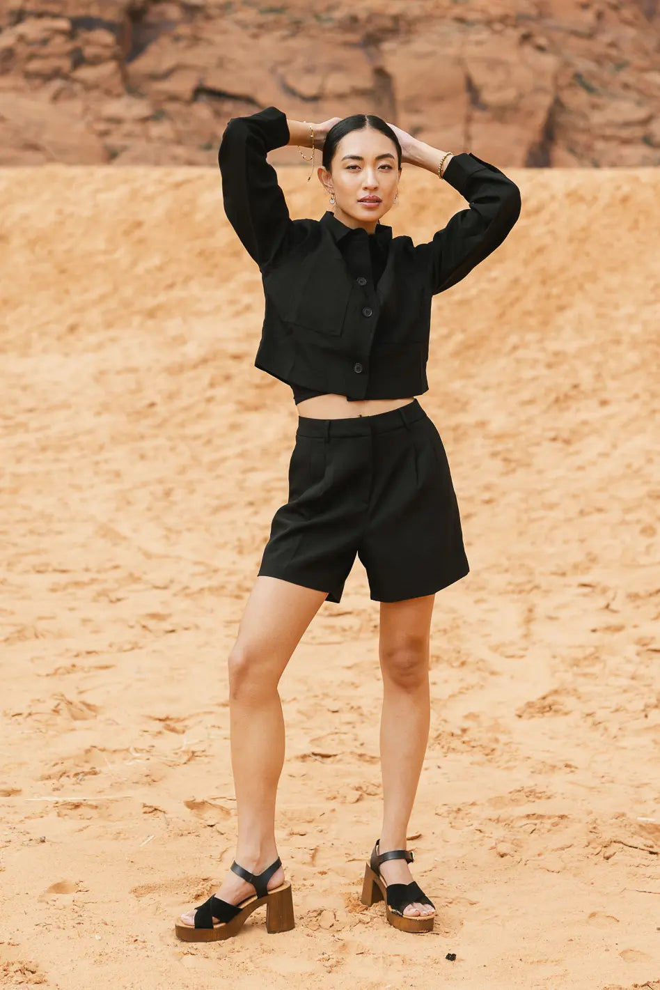 Waldorf Shorts in Black - FINAL SALE