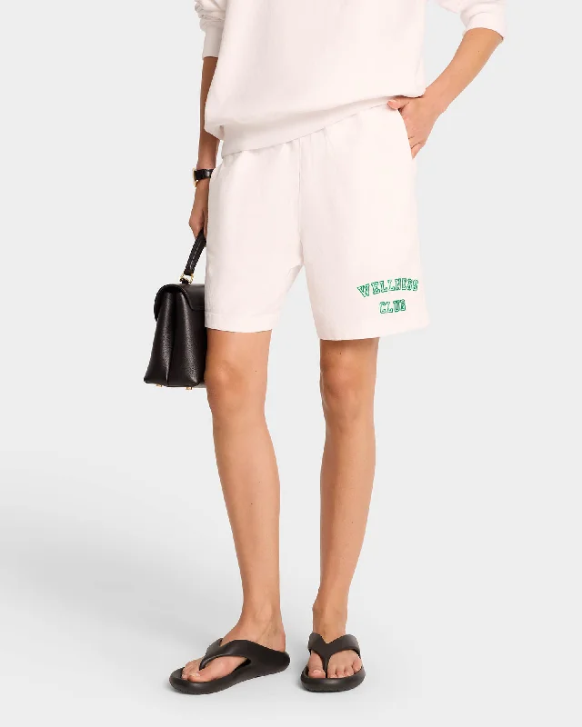 Wellness Club Gym Short - White/Verde